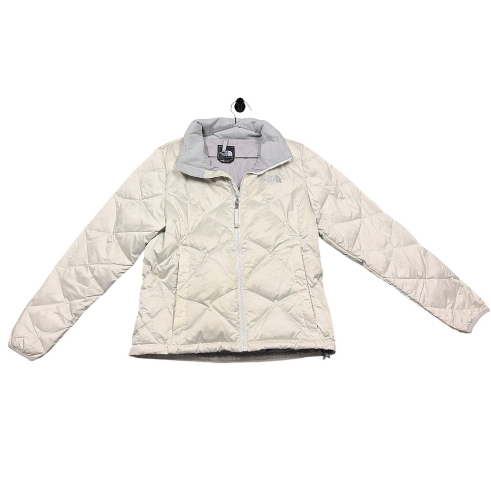 The North Face Puffer Jacket Womens M White 550 Down Quilted Coat Gorpcore SEO